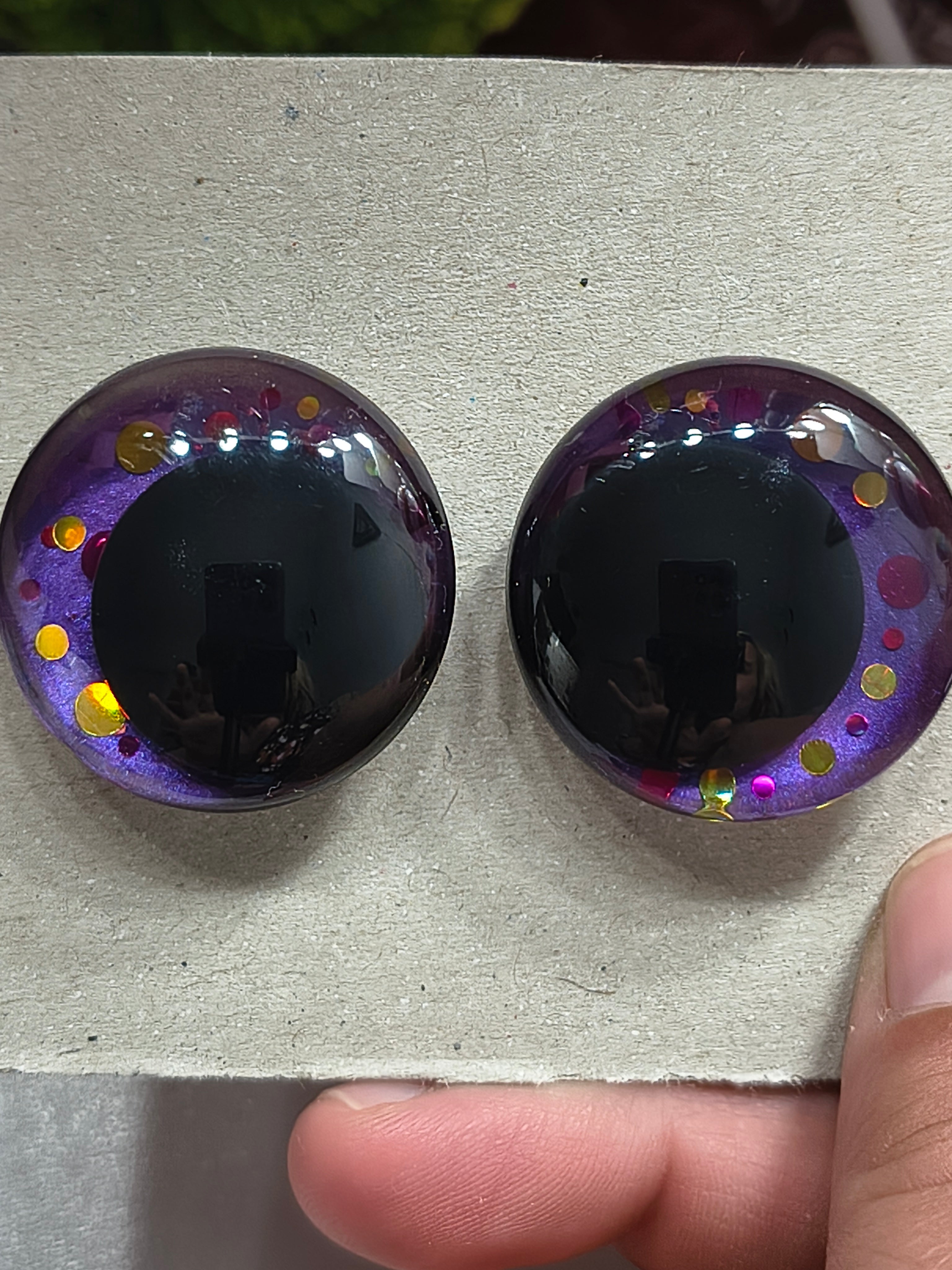 Purple Konfetti 30mm
